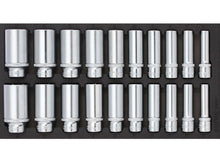 Sonic Foam System - Deep Socket Set 1/2" - 20 Pieces - 1/3 (Small)