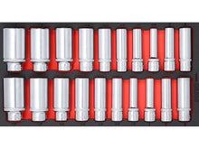 Sonic Foam System - Deep Socket Set 1/2" (SAE) - 20 Pieces - 1/3 (Small)