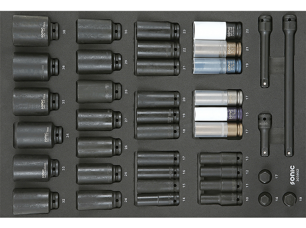 Sonic Foam System - Impact Socket Set 1/2