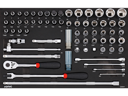 Sonic Foam System - Combo Set 1/2" - 66 Pieces - 26" (Medium)