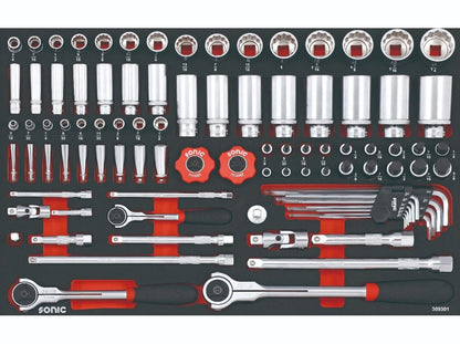 Socket Set 1/4", 3/8", 1/2"