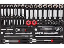 Sonic Foam System - Socket Set 1/4", 3/8", 1/2" - 93 Pieces - 26" (Medium)