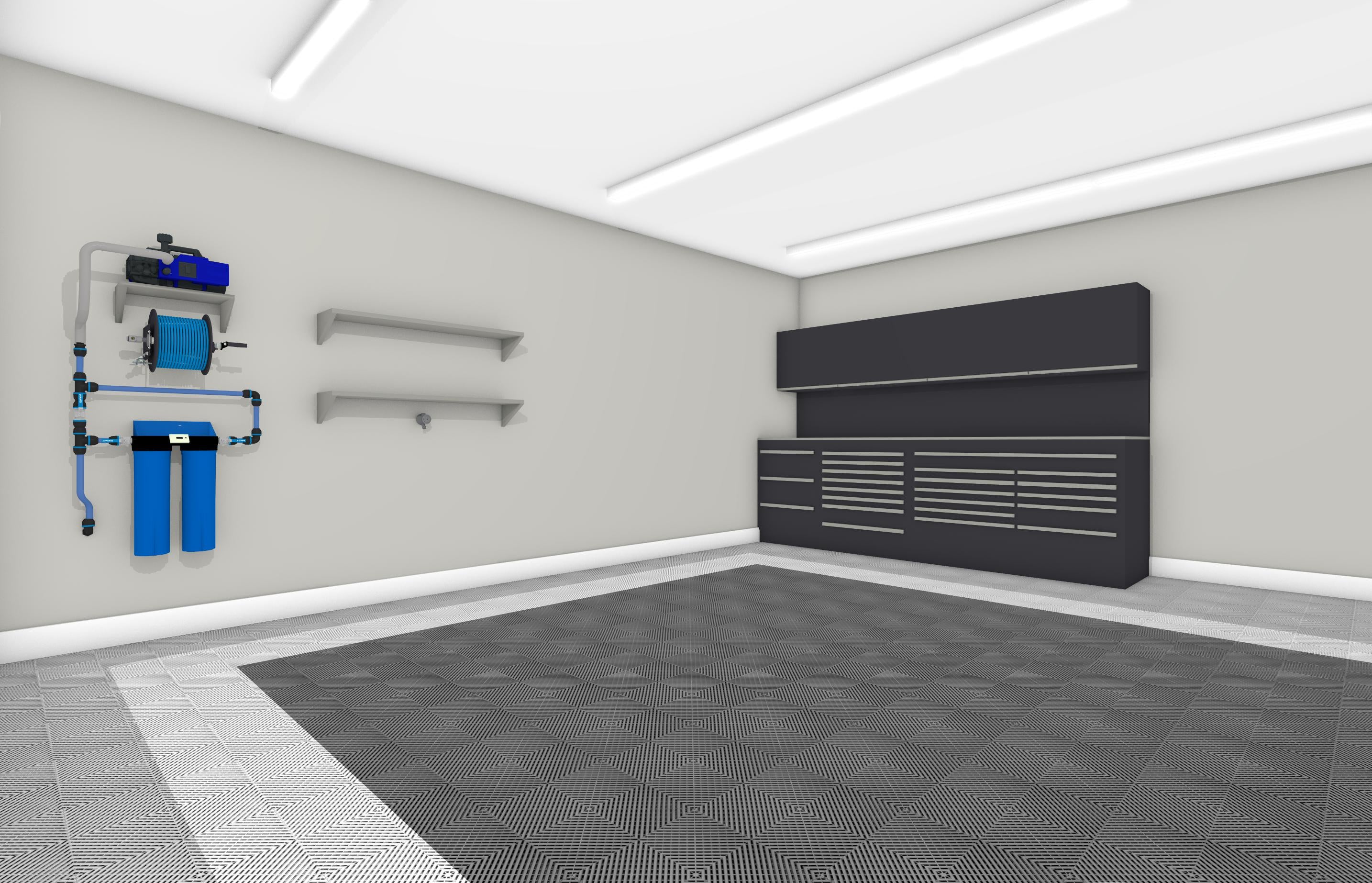 ファンタ veal garage fantastics buddix Swisstrax Modular Flooring for Garage | Durable, Aesthetic, Easy