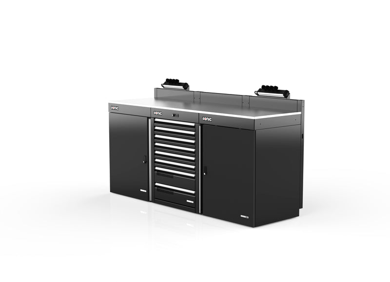 Sonic Tools MSS+ 85" Setup, 8 Drawer With Storage