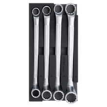 Sonic Tools 75 Degree Offset Ring Wrench Set, 4 Pieces 1/3 - Small