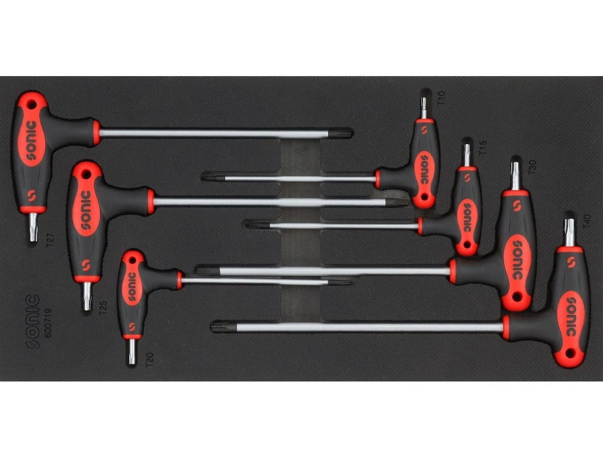 Sonic Foam System - T-Handle TX Key Wrench Set - 7 Pieces - 1/3 (Small)