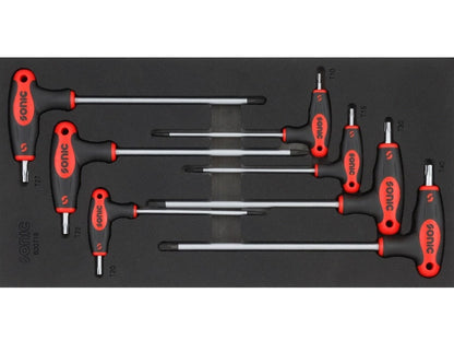 Sonic Foam System - T-Handle TX Key Wrench Set - 7 Pieces - 1/3 (Small)