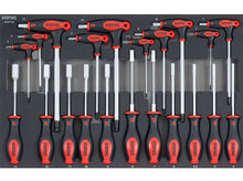 Sonic Foam System - Socket Screwdriver, Hex & Grips Key Set - 21 Pieces - 26" (Medium)