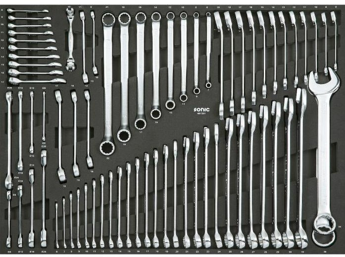 Sonic Foam System - Wrench Set - 72 Pieces - 29" (XD)