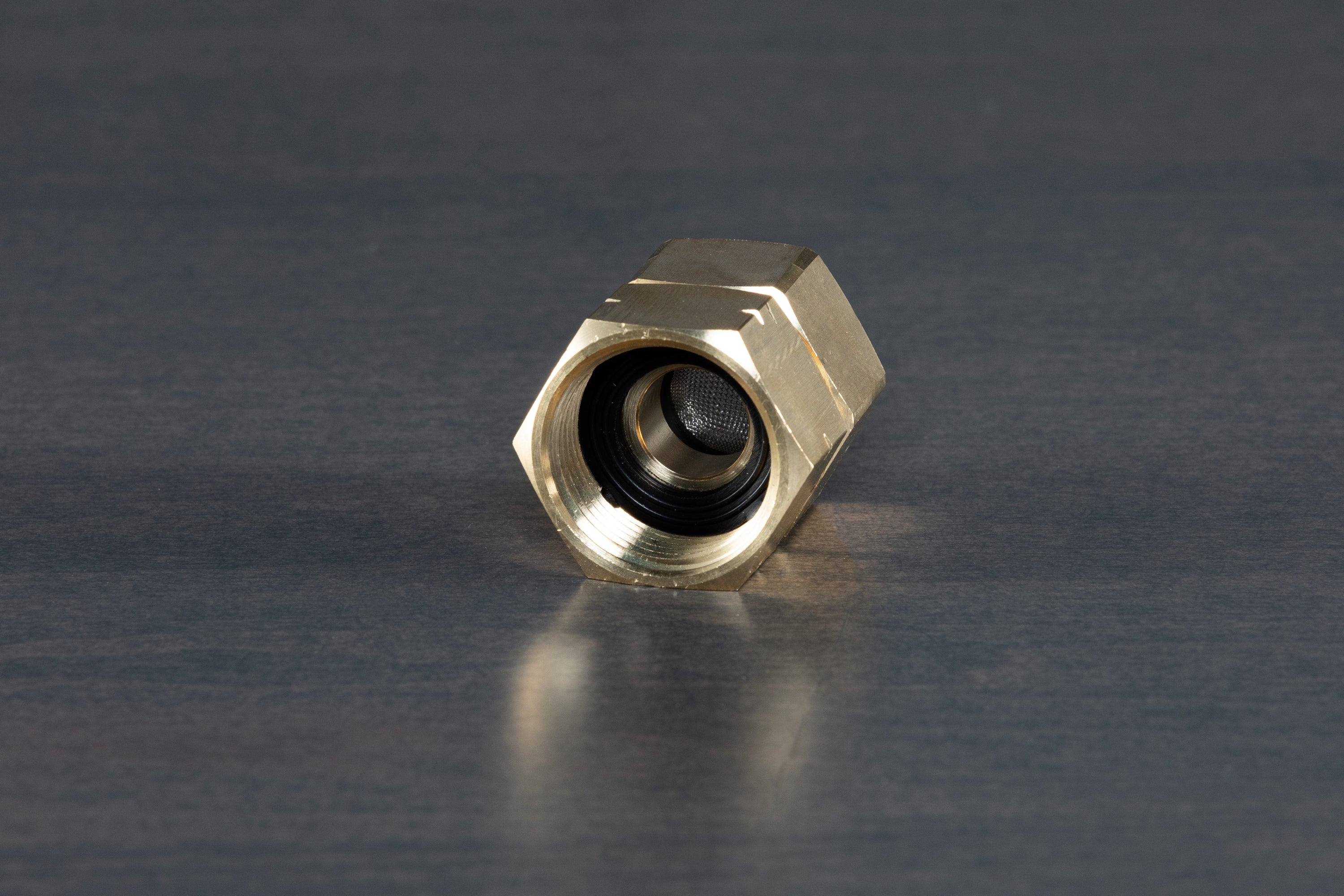 Obsessed Garage Brass Female BSPM to GHT Adapter - Thumbnail 3