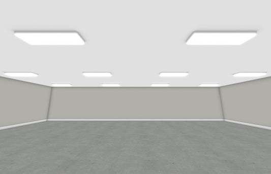 Basic Four Car Garage Lighting Solution