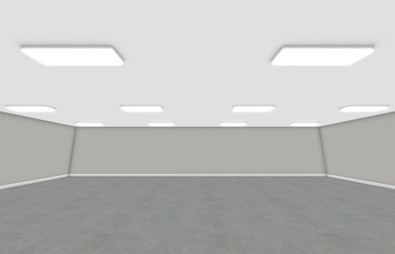 Basic Four Car Garage Lighting Solution