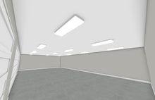 Basic Four Car Garage Lighting Solution