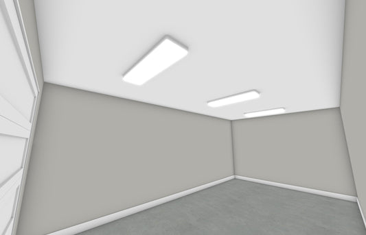 Basic One Car Garage Lighting Solution