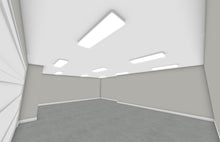 Basic Three Car Garage Lighting Solution