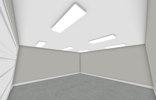 Basic Two Car Garage Lighting Solution
