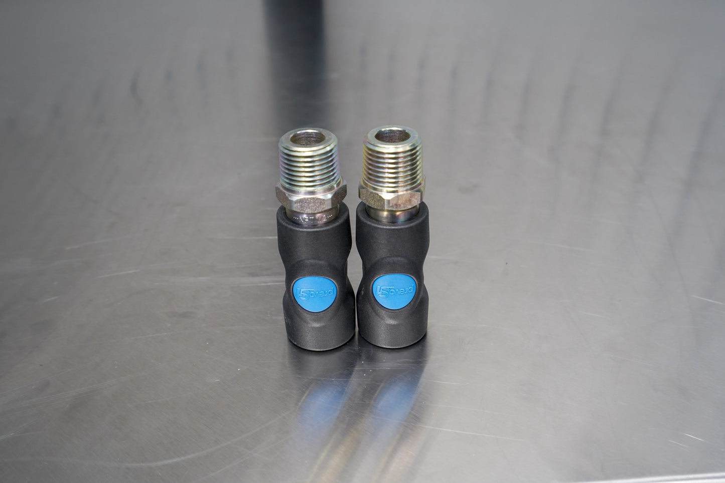 Prevost 3/4" NPT (Female) Inlet Double Wall Manifold - Two NPT (Male) 1/2" Interchange