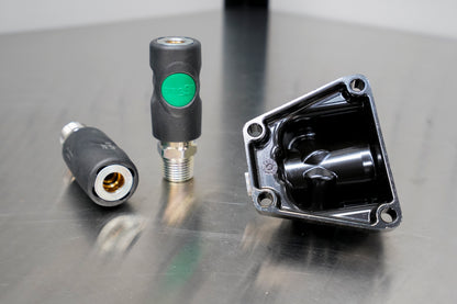 Prevost 3/4" NPT (Female) Inlet Double Wall Manifold - Two NPT (Male) 1/2" Interchange