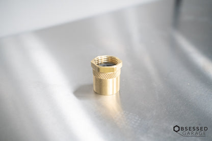 Brass 3/4" Female NPT to 3/4" Female GHT