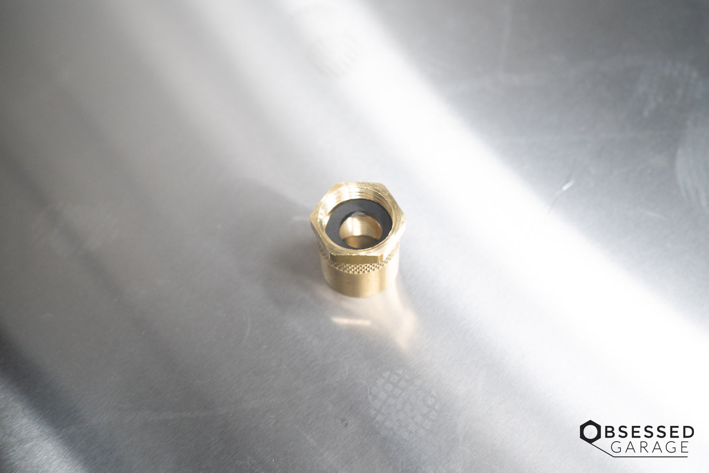 Brass 3/4" Female NPT to 3/4" Female GHT