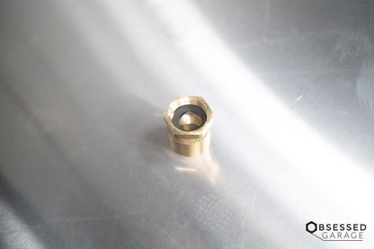 Brass 3/4" Female NPT to 3/4" Female GHT