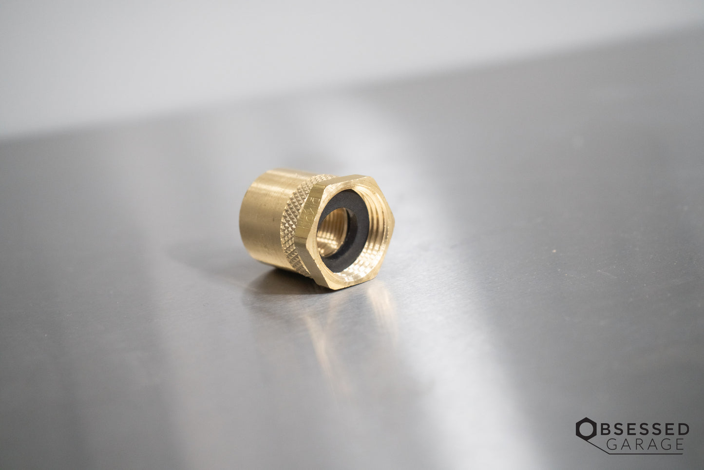 Brass 3/4" Female NPT to 3/4" Female GHT