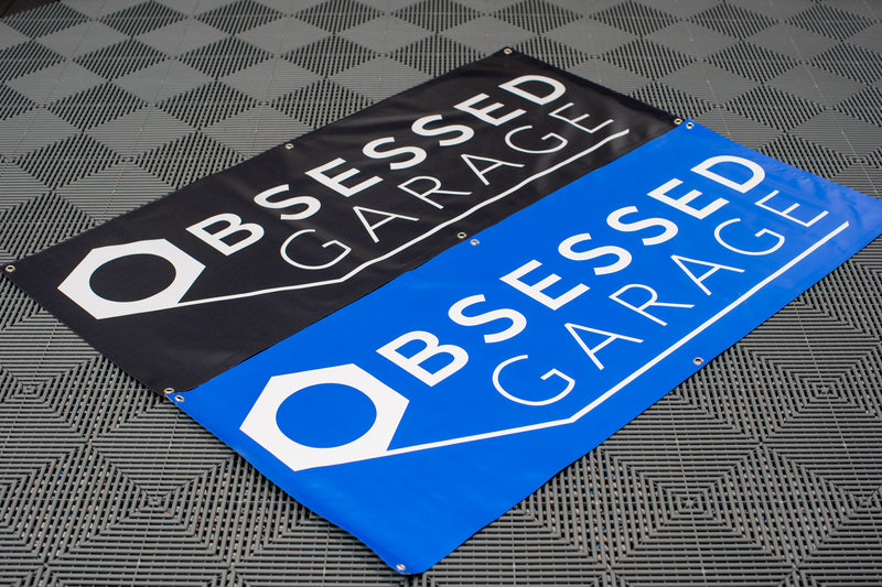 Obsessed Garage Vinyl Banners