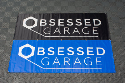 Obsessed Garage Vinyl Banners