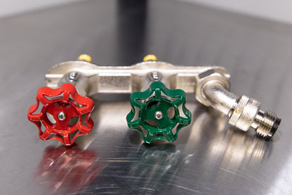 Hot and Cold Mixing Hose Bibb