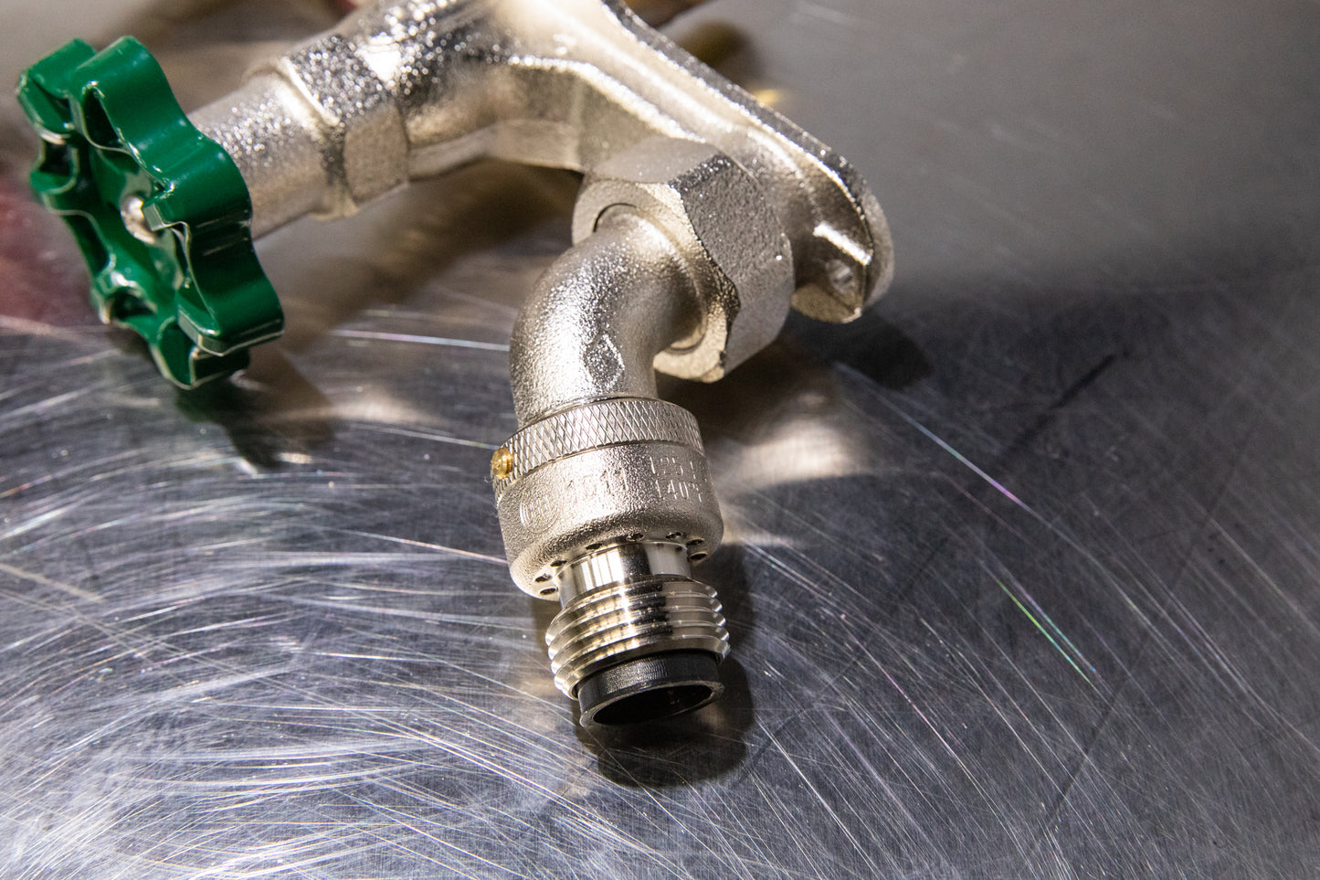 Prier C-108 Hot and Cold Mixing Hose Bibb