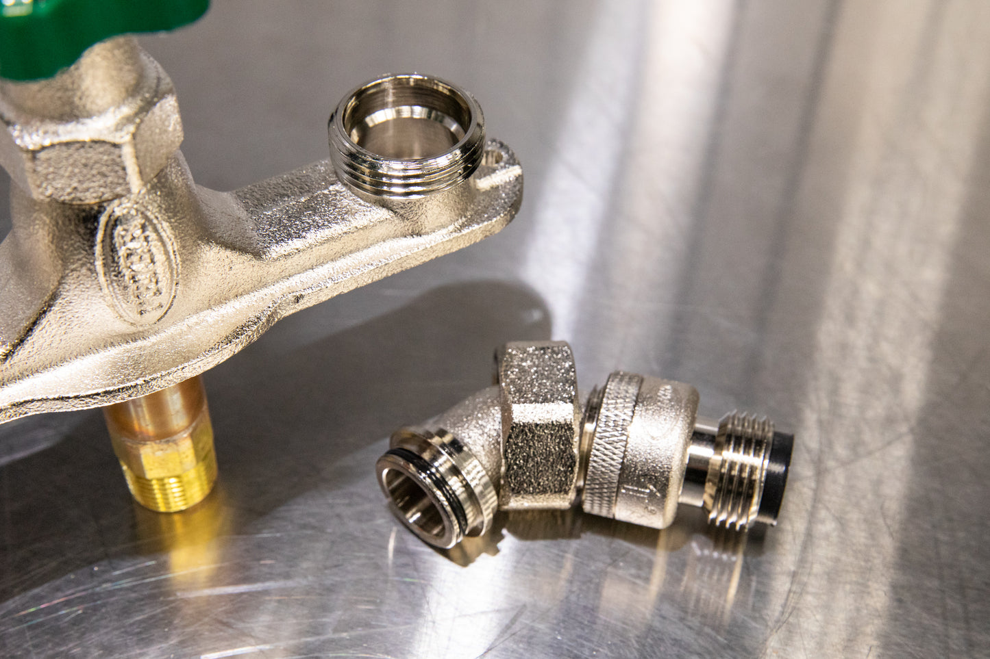 Prier C-108 Hot and Cold Mixing Hose Bibb