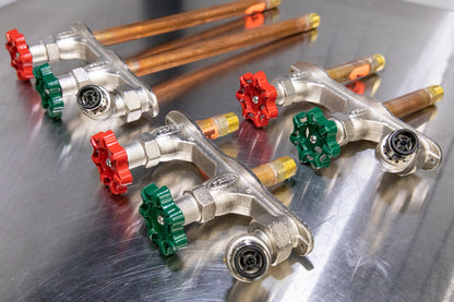 Prier C-108 Hot and Cold Mixing Hose Bibb