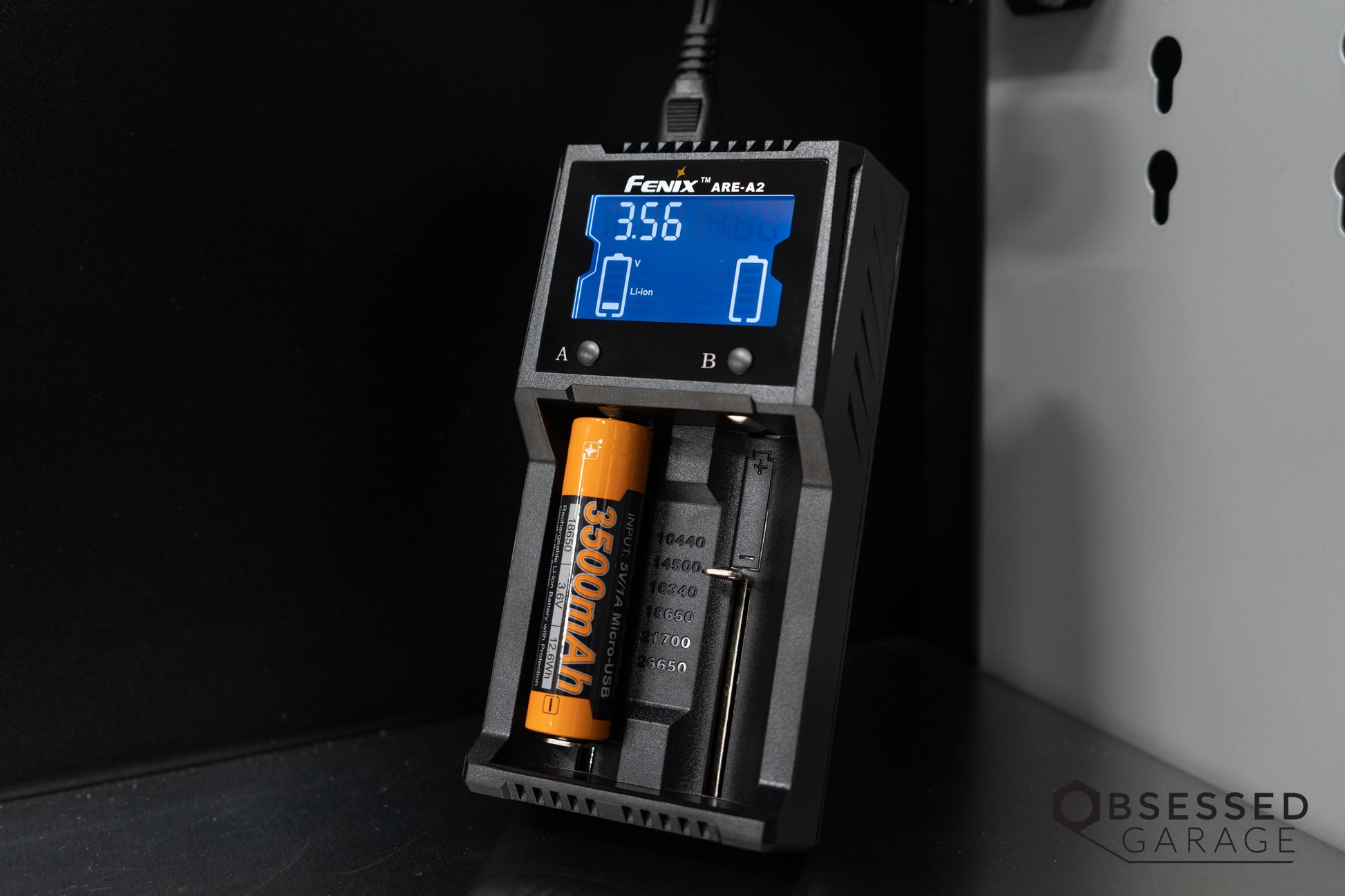 fenix flashlight battery charger Fenix ARE-A2 Two-Channel Smart Battery Charger for Li-ion Ni-MH Ni-Cd Batteries – Obsessed Garage