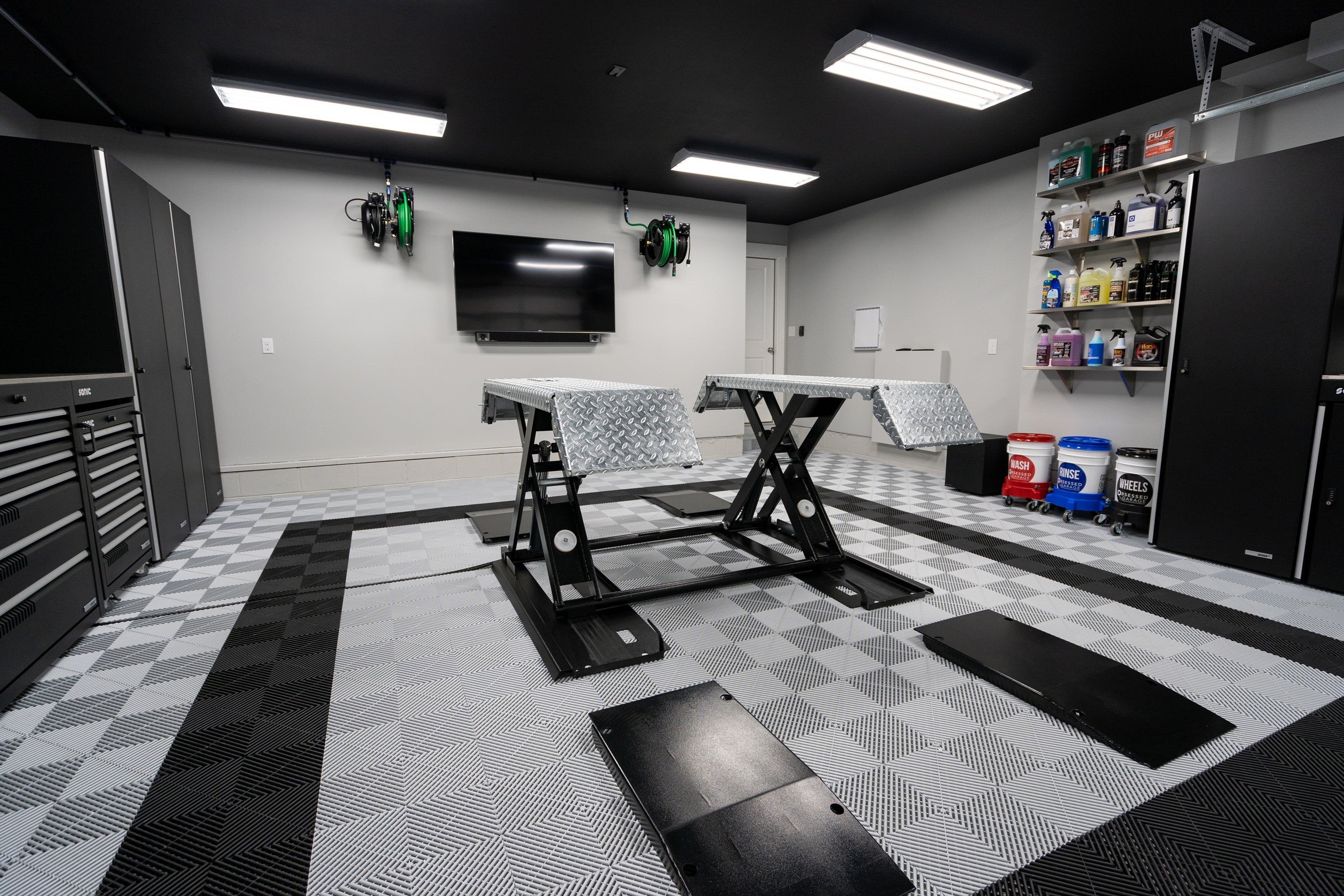 Nussbaum Sprinter 7 Mobile Hydraulic Lift 7000 lbs Capacity 39