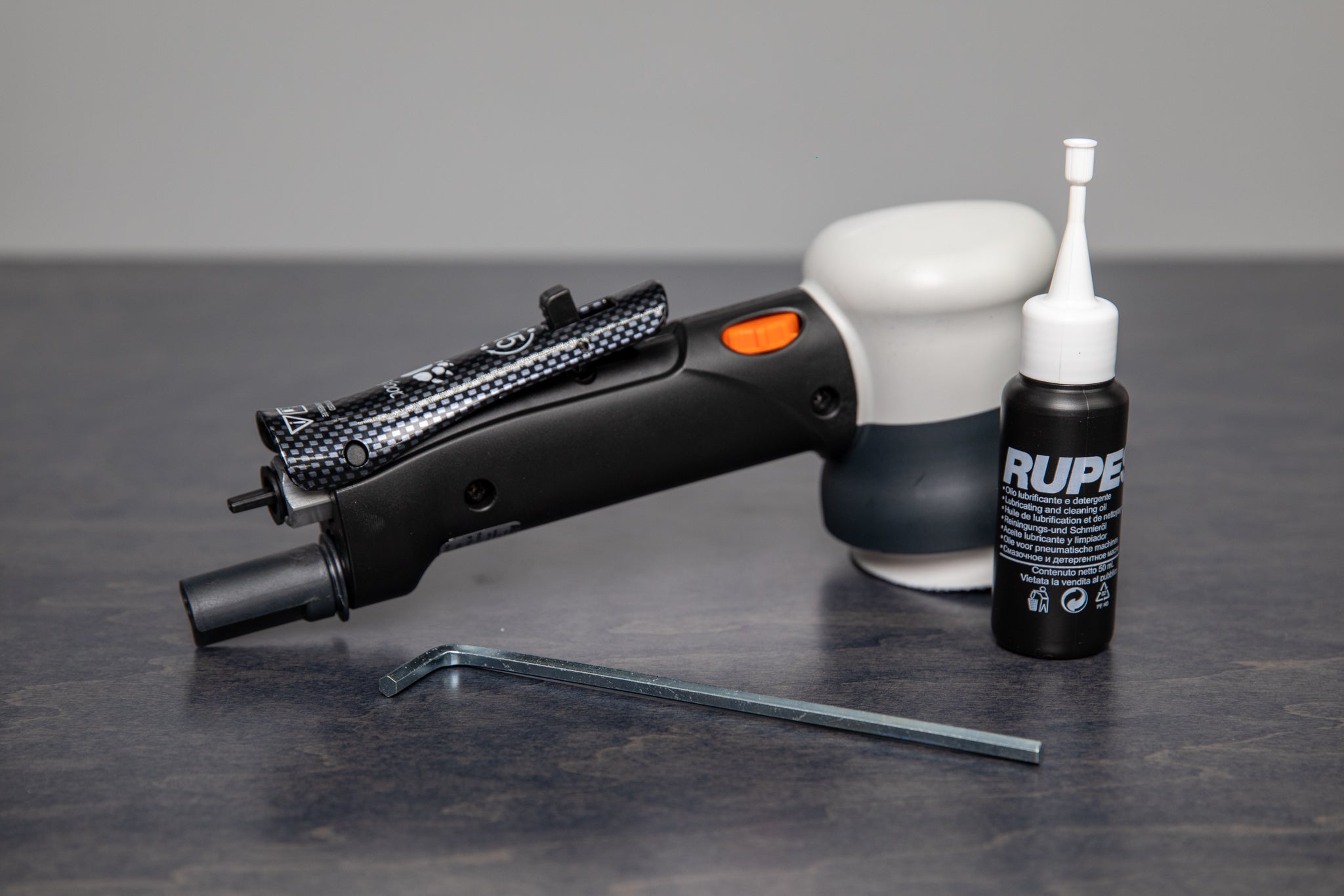 RUPES LHR75 Pneumatic Mini Polisher - Lightweight Powerful Random