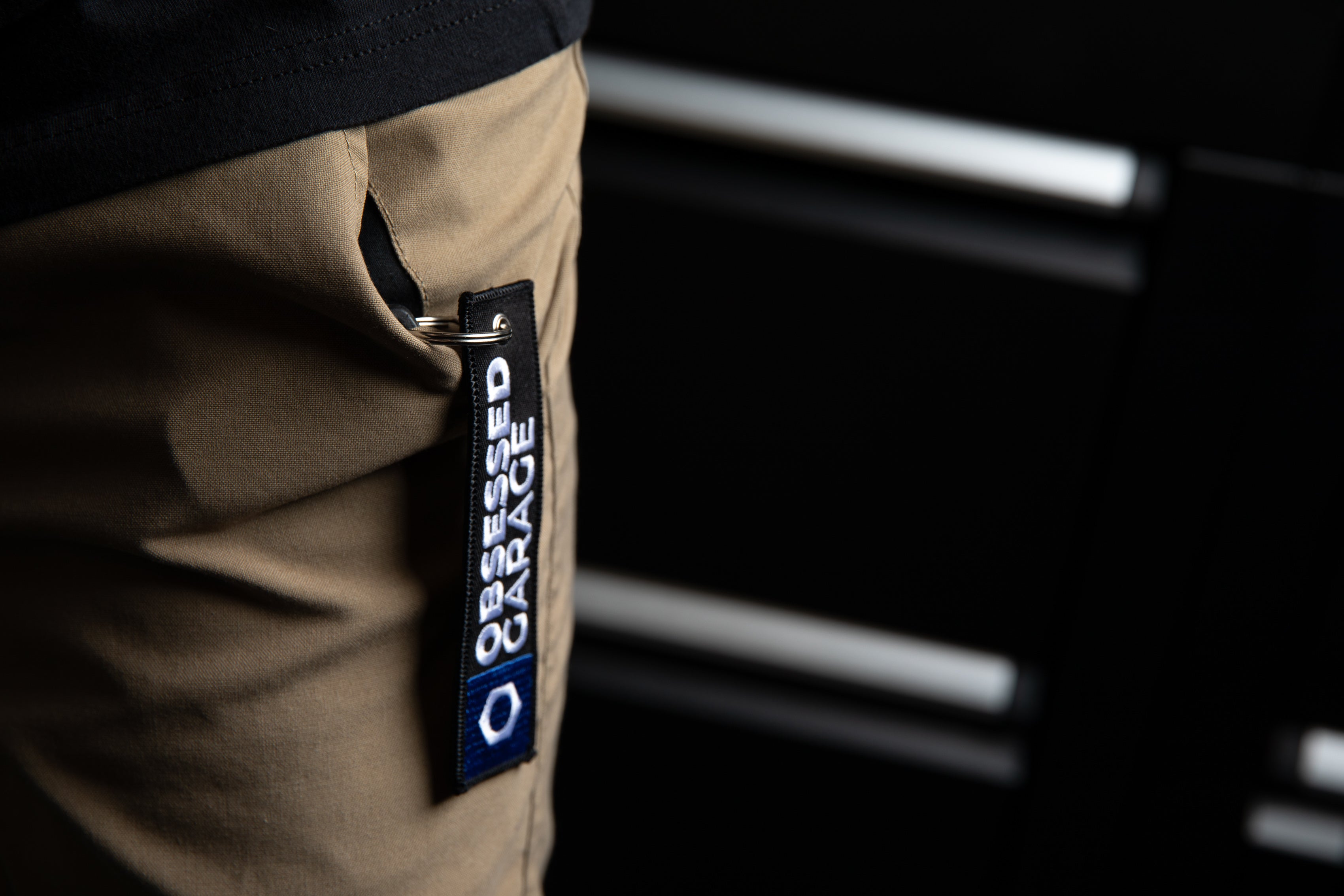 Custom Embroidered Keychain Tag for Baggage Identification and