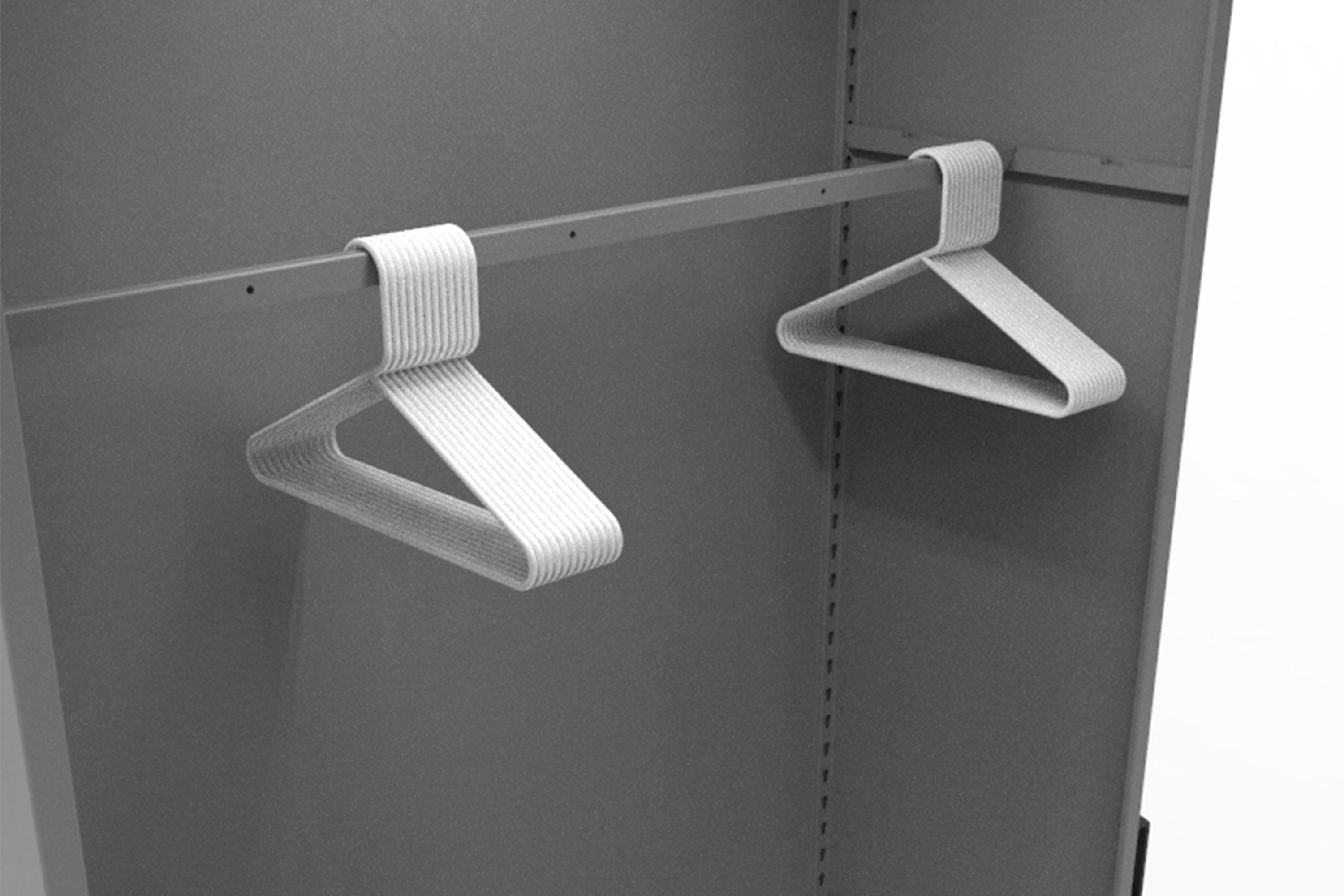 Levrack Hanger Rail for Mobile Shelving Unit - Gear & Jacket