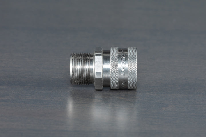 Mosmatic T304 Stainless M22 Male 14mm to 3/8 