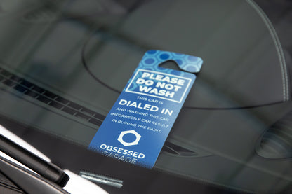 Obsessed Garage "Please Do Not Wash" Mirror Hang