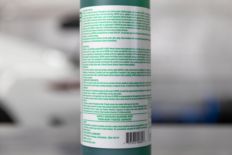 Kephos Rust Solution Ospho Metal and Rust Treatment - Effective Phosphoric Acid Rust ...