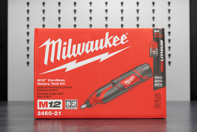 Milwaukee M12™ Cordless Lithium-Ion Rotary Tool (2460-20, 2460-21)