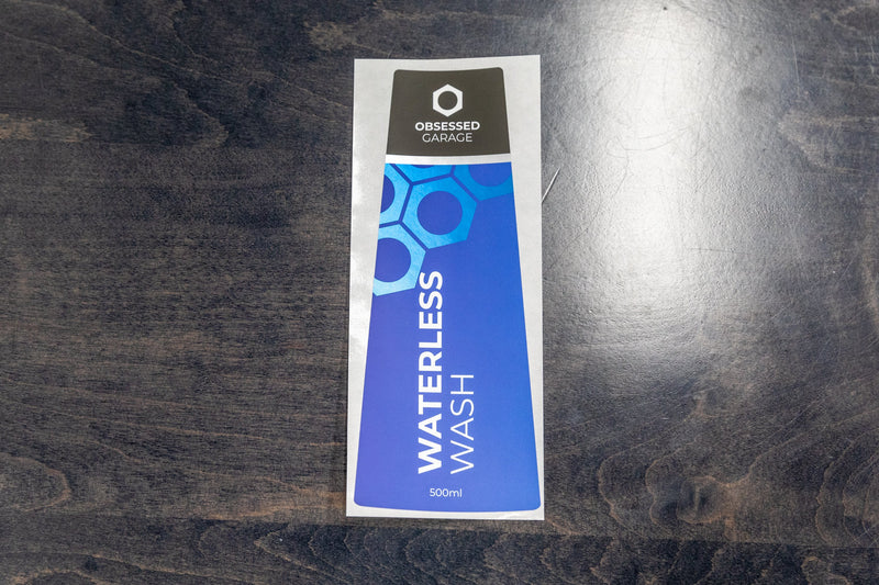 Waterless Wash Label 500ml