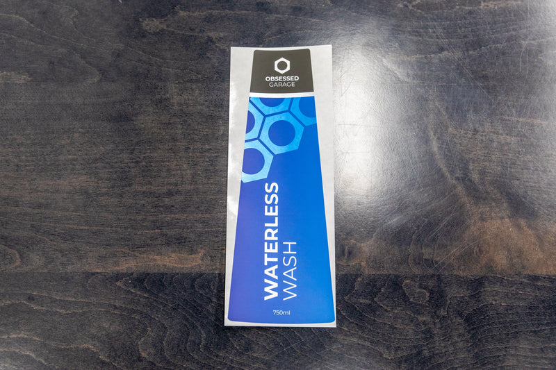 Waterless Wash Label 750ml