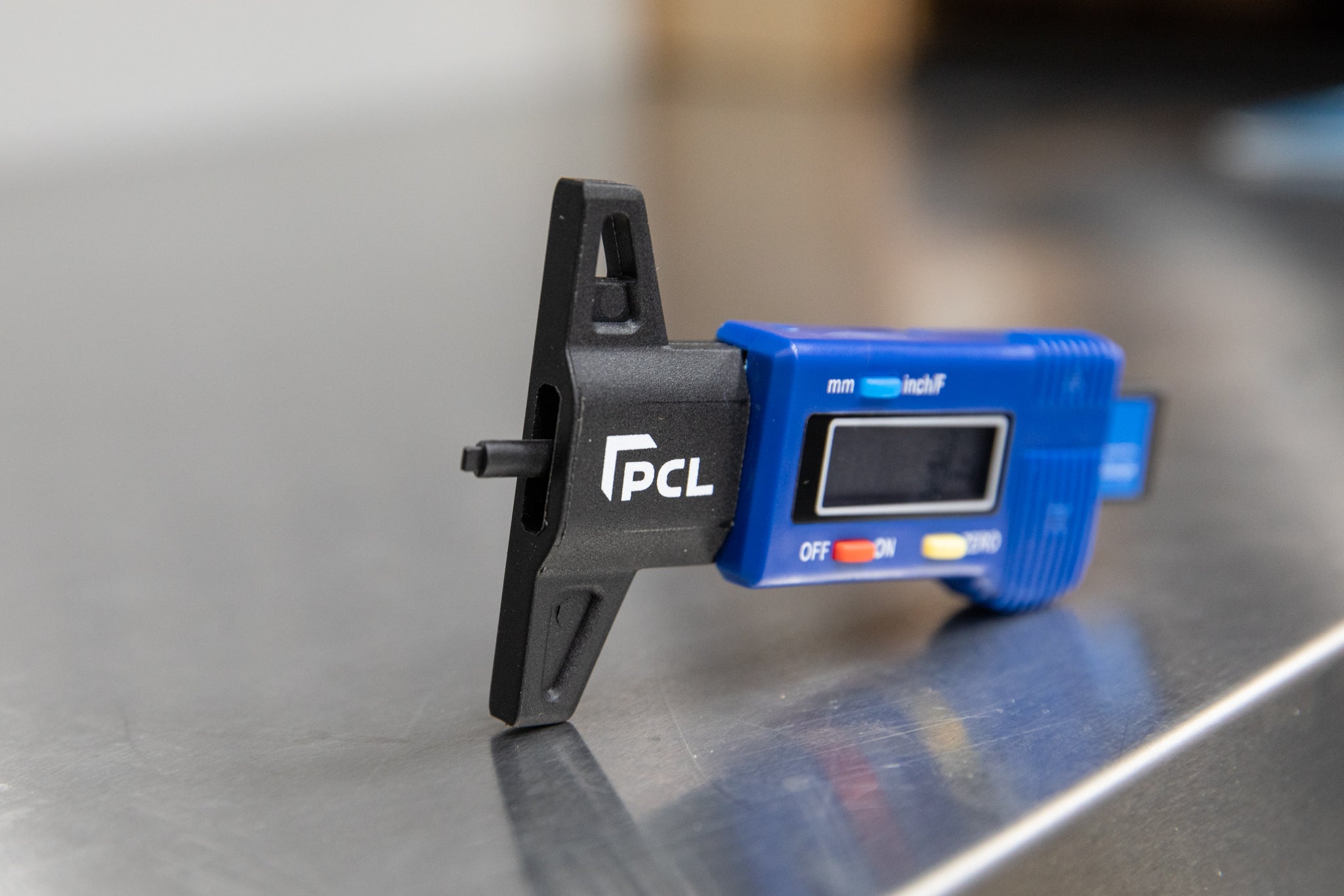 Tire Tread Depth Gauge Compact with Dual Measurement Units for