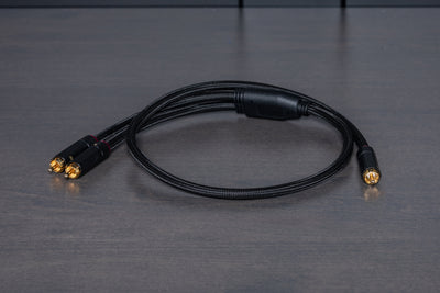 Monoprice Single Male to Dual Male - RCA Y-Adapter