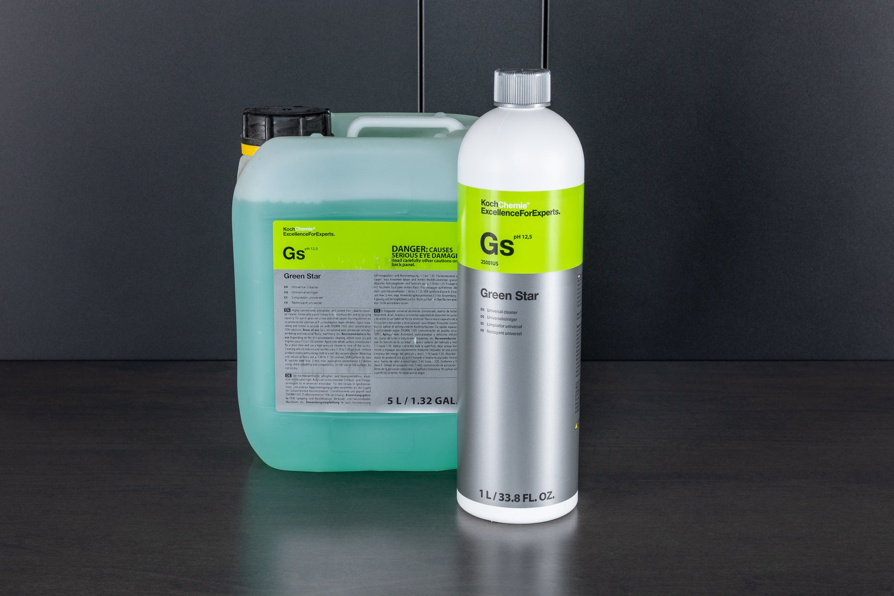 Generic Koch-Chemie - Green Star - Highly Concentrated Universal Cleaner;  Phosphate and Solvent Free, Auto Interiors and