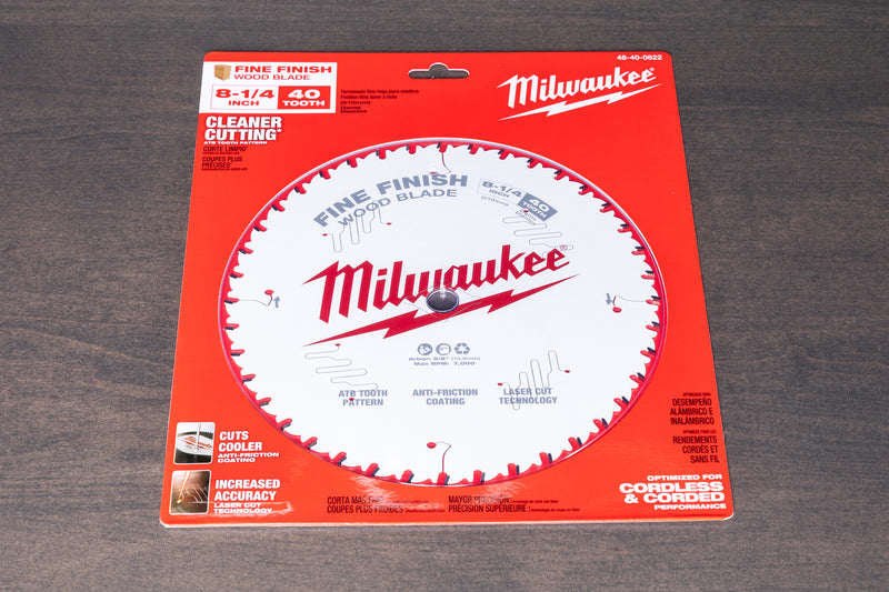 Milwaukee 8-1/4" Table Saw Blade Kit
