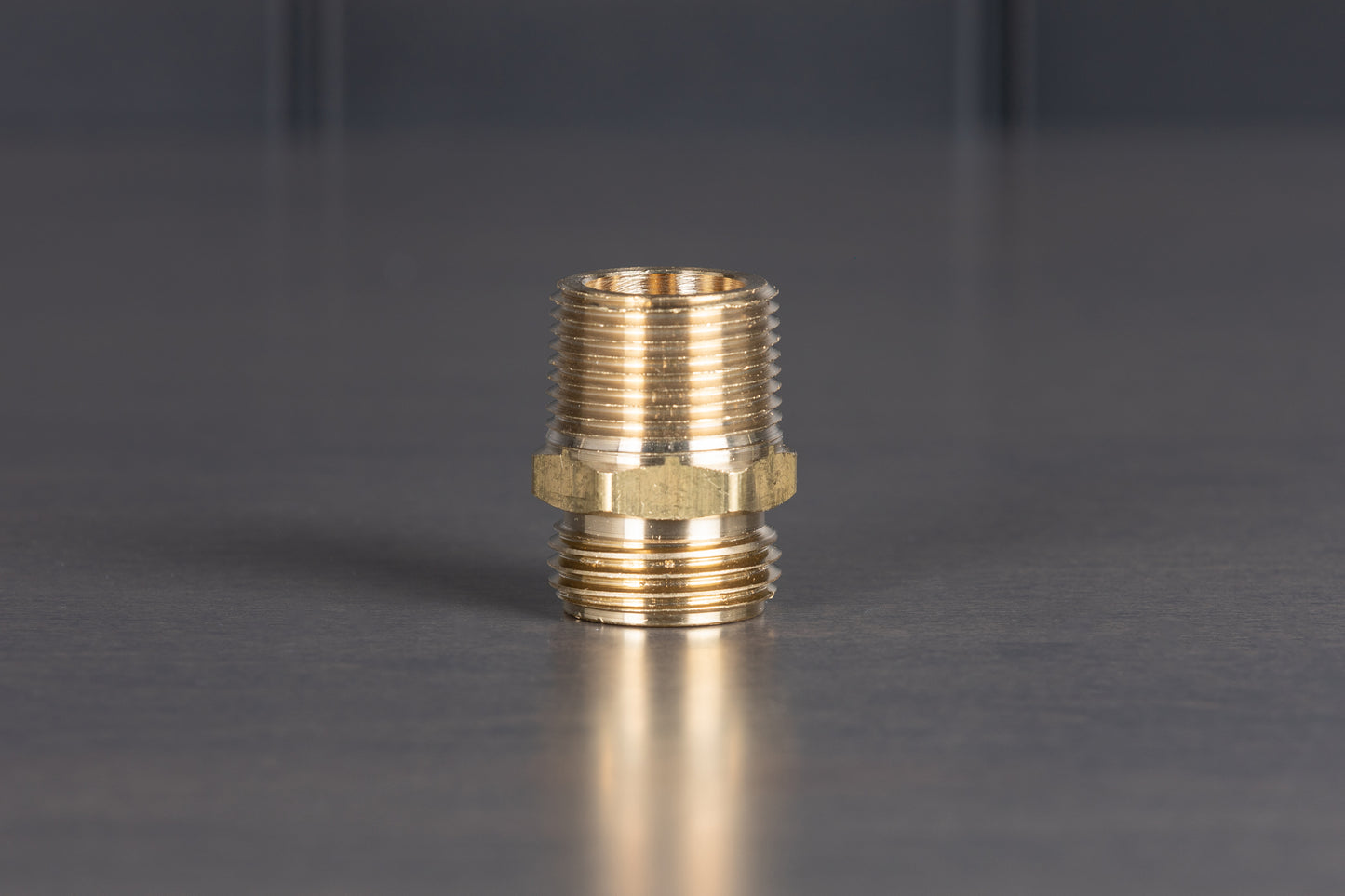 Brass 3/4" Male NPT to 3/4" Male GHT