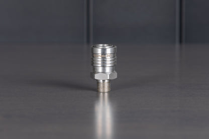 Mosmatic T304 SS 1/4" Male QD Coupler