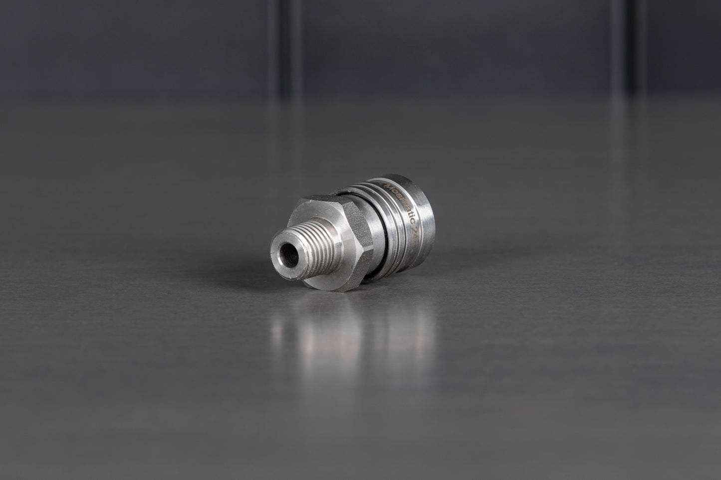 Mosmatic T304 SS 1/4" Male QD Coupler